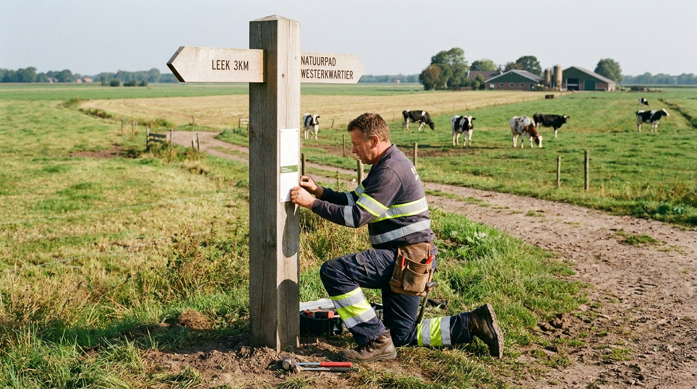 Onderhoudsmedewerker bewegwijzering (buitendienst) in Leek
